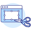 Crop Cut Illustration from UX Duotone Set