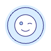 Sticker Emoji Cut Illustration from UX Duotone Set