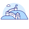 Great Wall Illustration from UX Duotone Set