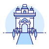 Patuxai Illustration from UX Duotone Set