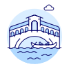 Rialto Bridge Illustration from UX Duotone Set