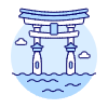 Shrine Of Itsukushima illustration - Free transparent PNG, SVG. No sign up needed.