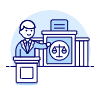 Lawyer Judge 4 illustration - Free transparent PNG, SVG. No sign up needed.