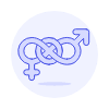 Pride Bisexual Symbol 1 illustration - Free transparent PNG, SVG. No sign up needed.