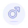 Pride Male Symbol Illustration from UX Duotone Set