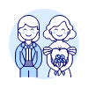 Lesbian Wedding 7 Illustration from UX Duotone Set