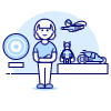 Toy Collector 4 Illustration from UX Duotone Set