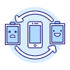 Battery Cycle Illustration from UX Duotone Set