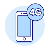 4 G Signal Illustration from UX Duotone Set