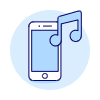 Audio Player Illustration from UX Duotone Set