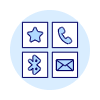 Phone Apps 1 Illustration from UX Duotone Set