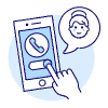 Receive Call 4 Illustration from UX Duotone Set