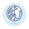 Dollar World Illustration from UX Duotone Set