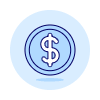 Dollar Illustration from UX Duotone Set