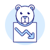 Bear Market 2 Illustration from UX Duotone Set