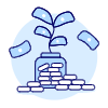 Money Plant Illustration from UX Duotone Set
