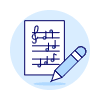 Sheet Note 1 Illustration from UX Duotone Set