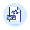 File Sound Ogg Illustration from UX Duotone Set