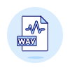 File Sound Wav Illustration from UX Duotone Set