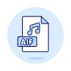 Format File Aif Illustration from UX Duotone Set