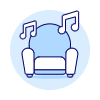 Relax Playlist Illustration from UX Duotone Set