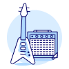 Instruments Guitar Amplifier Illustration from UX Duotone Set
