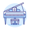 Instruments Piano Illustration from UX Duotone Set