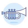 Instruments Trumpet Illustration from UX Duotone Set