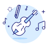 Instruments Violin Illustration from UX Duotone Set
