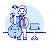 Musicians Orchestra Full 1 Illustration from UX Duotone Set