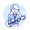 Singer Rocker 6 Illustration from UX Duotone Set