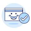 Credit Card Verified Illustration from UX Duotone Set