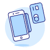 Phone Card Reader illustration - Free transparent PNG, SVG. No sign up needed.