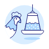 Chicken Eating illustration - Free transparent PNG, SVG. No sign up needed.