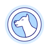 Dog Allow Zone Illustration from UX Duotone Set