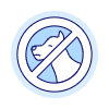 Dog Prohibited Illustration from UX Duotone Set