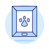 Pet Footprint Illustration from UX Duotone Set