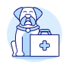 Dog Health Suitcase illustration - Free transparent PNG, SVG. No sign up needed.