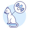 Cat Microchip Gps Illustration from UX Duotone Set