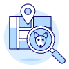 Finding Dog Illustration from UX Duotone Set