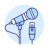 Microphone 20 Illustration from UX Duotone Set