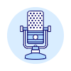 Microphone 4 Illustration from UX Duotone Set