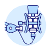 Microphone 7 Illustration from UX Duotone Set