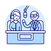 Podcast Inreview 2 illustration - Free transparent PNG, SVG. No sign up needed.