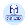 Microphone Live 3 Illustration from UX Duotone Set