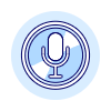 Microphone Record Illustration from UX Duotone Set
