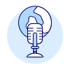 Podcast News Illustration from UX Duotone Set