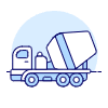 Mixer Truck Illustration from UX Duotone Set | Free Download as SVG Vector and Transparent PNG | Streamline illustrations