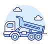 Tipper Truck Illustration from UX Duotone Set