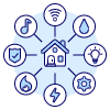 House Info Illustration from UX Duotone Set